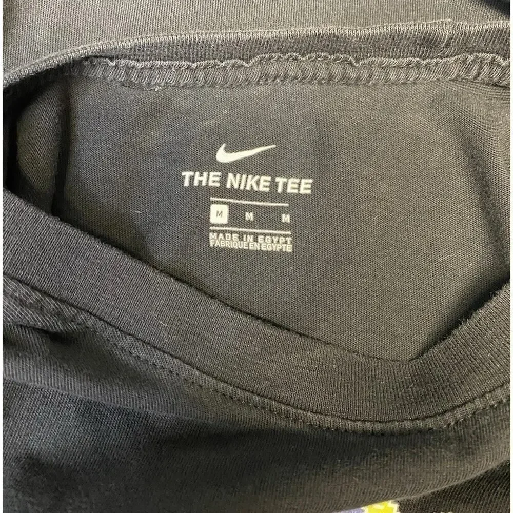 Nike Pro Mode Sports T-Shirt Boys Medium Black Short Sleeves Graphics Logo